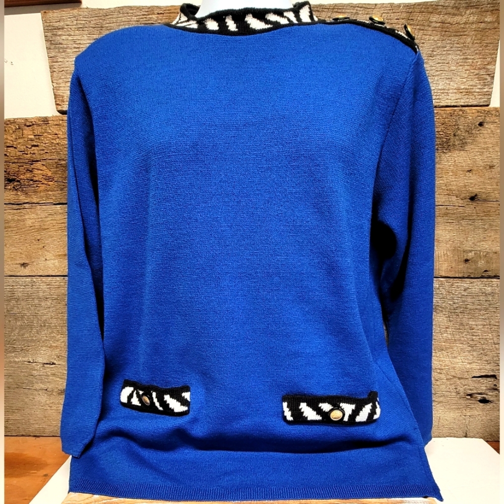 Vintage Prestige Collection Blue Sweater